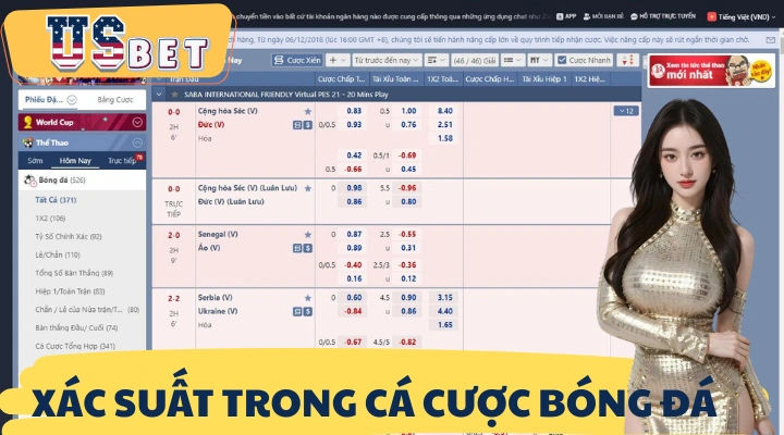 Người chơi phân tích xác suất trong cá cược bóng đá